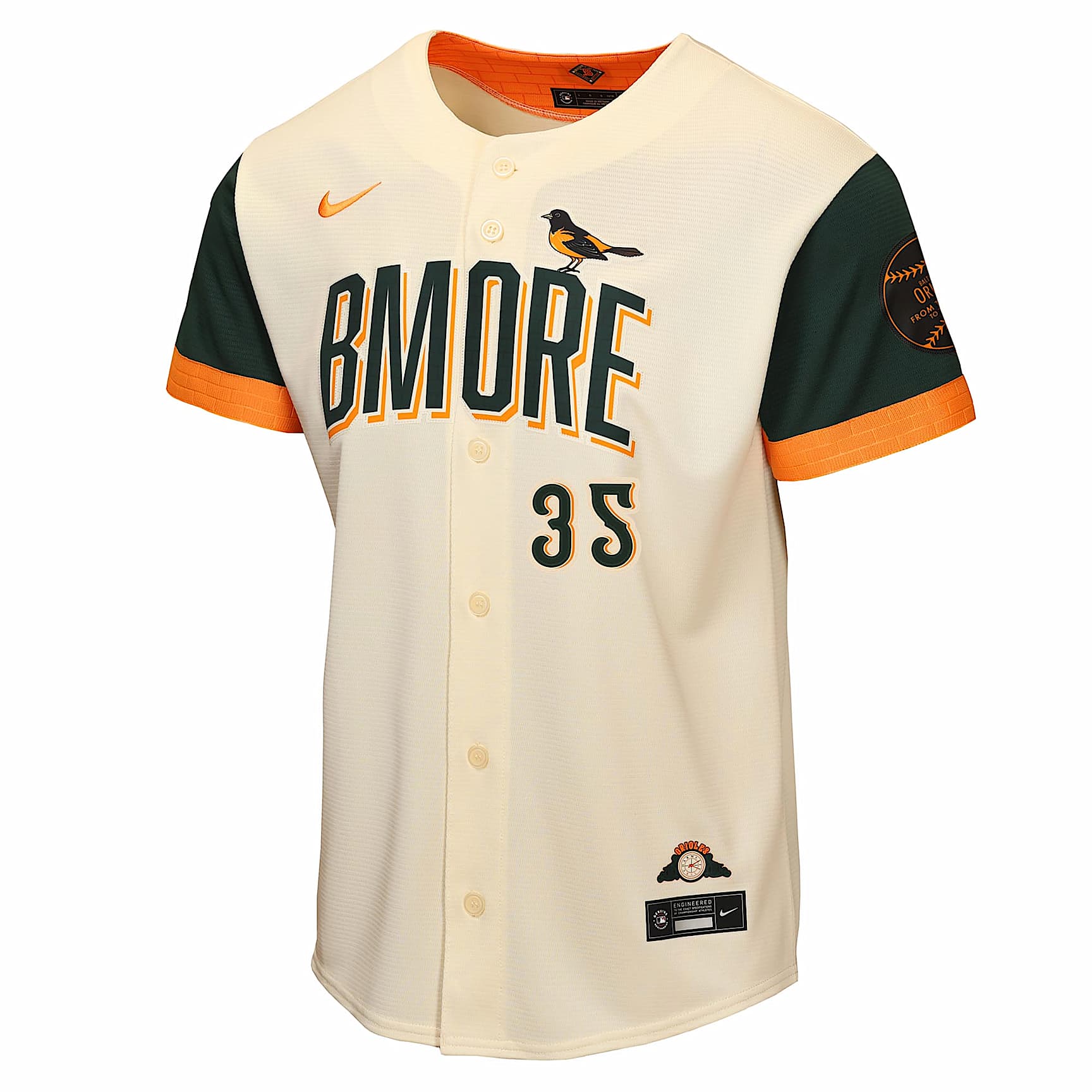 Adley Rutschman Baltimore Orioles City Connect Big Kid's Nike MLB